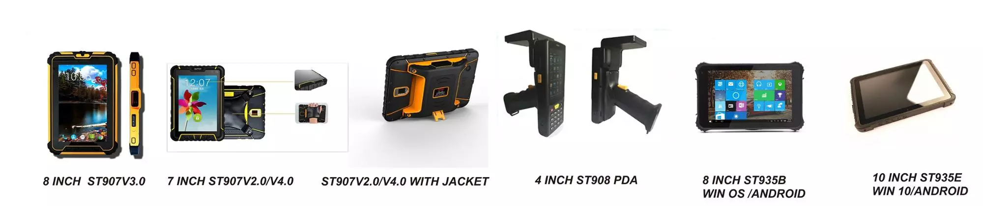 ST907V3.0 8" Android 7.1 OS Industrial Tablet PC with RFID reader