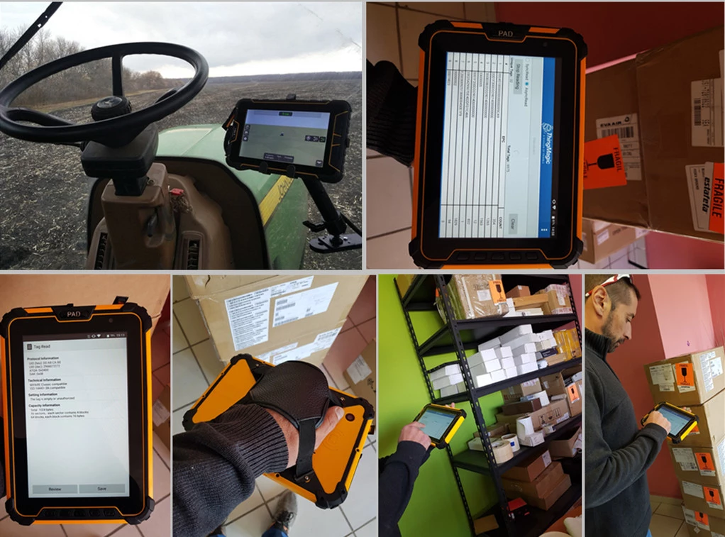 ST907V3.0 8" Android 7.1 OS Industrial Tablet PC with RFID reader