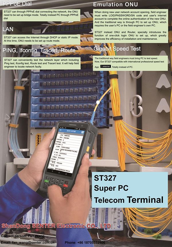 ST327 Telecom Test PDA 2 ST327 Telecom Test PDA 2