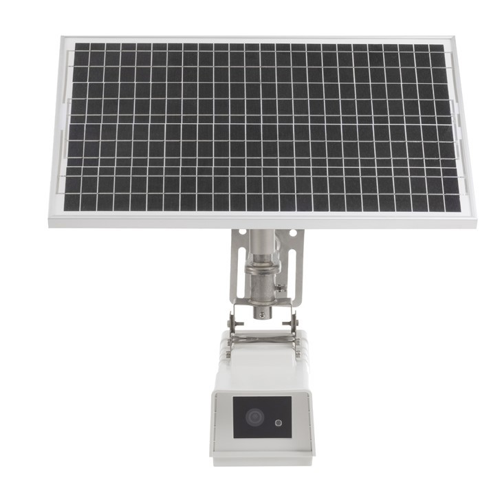 Power transmission solar wireless night vision AI camera
