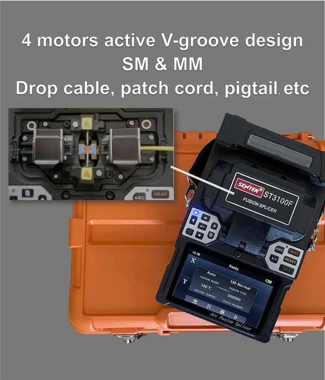 ST3100F 4 motors fusion splicer ST3100F 4 motors fusion splicer